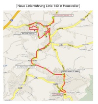 Neue Linienführung Image