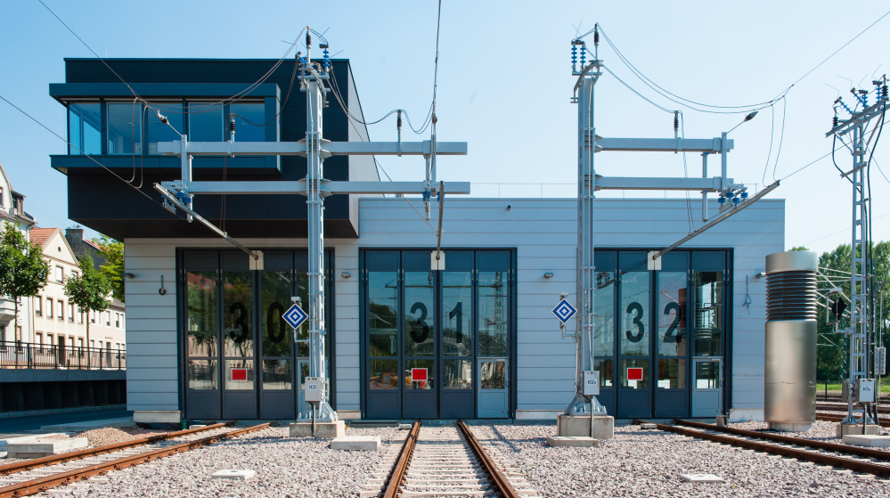 Neue Saarbahn-Werkstatt Brebach Neue Saarbahn-Werkstatt Brebach