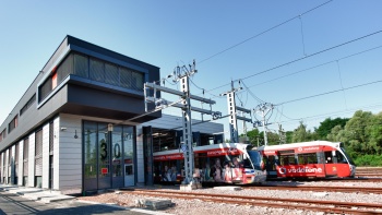 Stadtbahnwerkstatt Brebach Stadtbahnwerkstatt Brebach