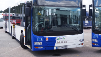 Gelenkbusse Gelenkbus - Ausschnitt