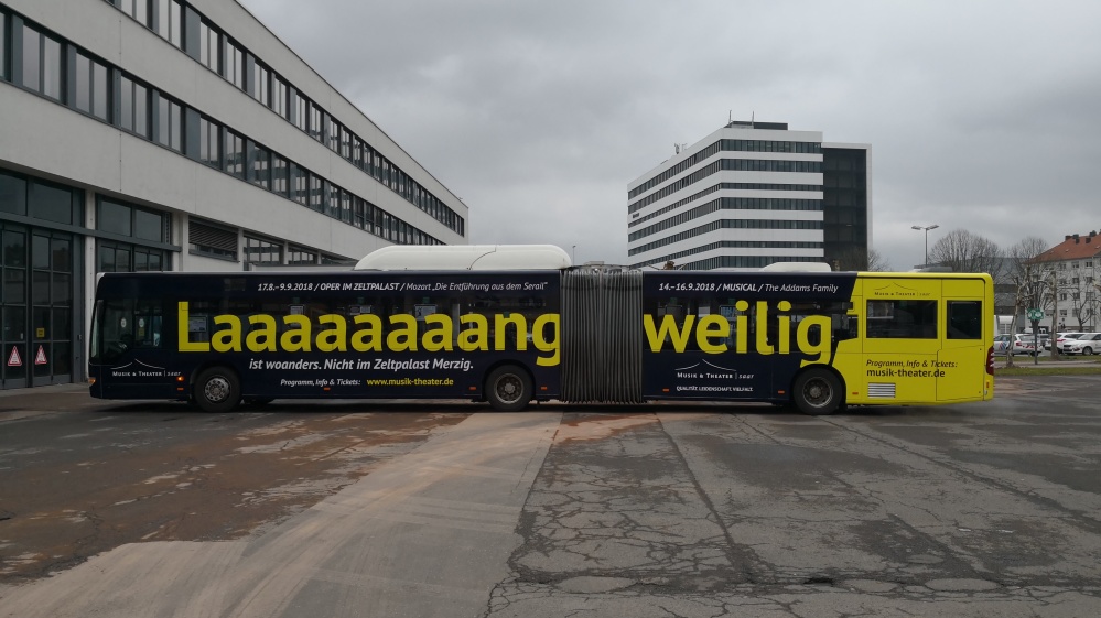 Gelenkbus Merziger Zeltpalast Gelenkbus Merziger Zeltpalast