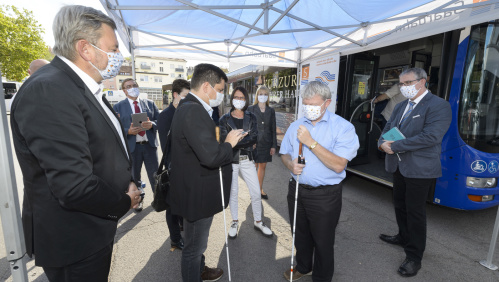 Auftaktveranstaltung am 9.9.2020 am Busbetriebshof Auftaktveranstaltung am 9.9.2020 am Busbetriebshof