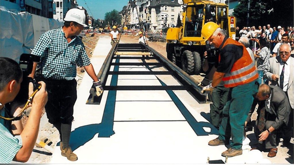 Start der Bauarbeiten, Juni 1995 Start der Bauarbeiten, Juni 1995