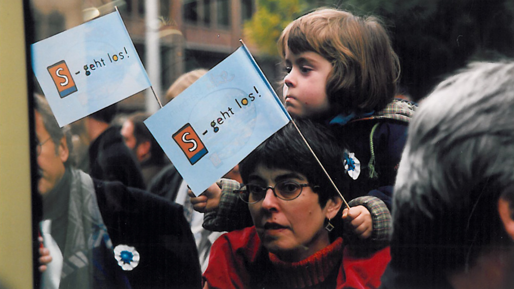 Jungfernfahrt der Saarbahn, 1997 Jungfernfahrt der Saarbahn, 1997